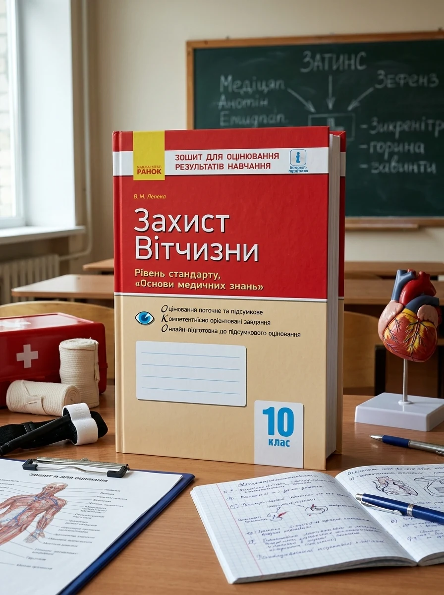 Контроль навчальних досягнень. Захист Вітчизни "Основи медичних знань" 10 клас. Рівень стандарту — Вивчення мов