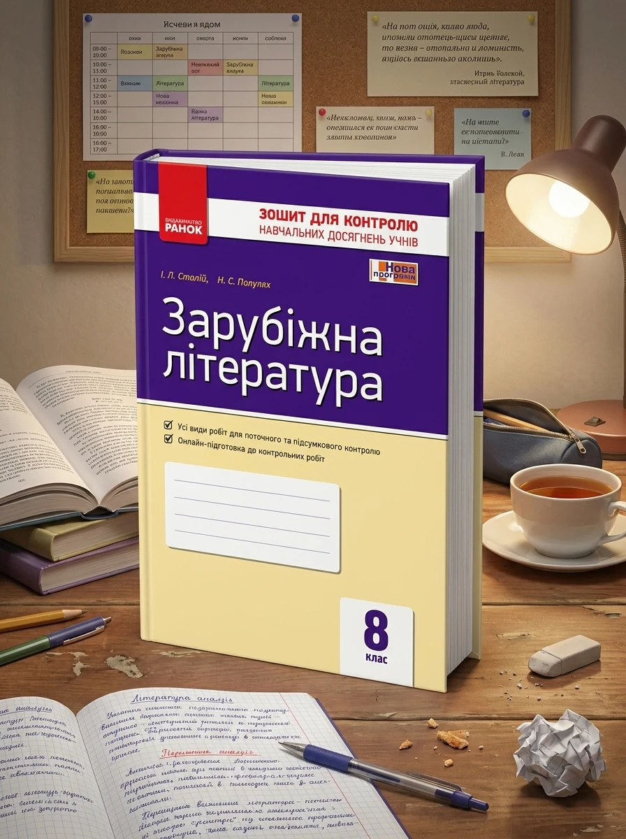 Контроль навчальних досягнень. Зарубіжна література. 8 клас — Вивчення мов