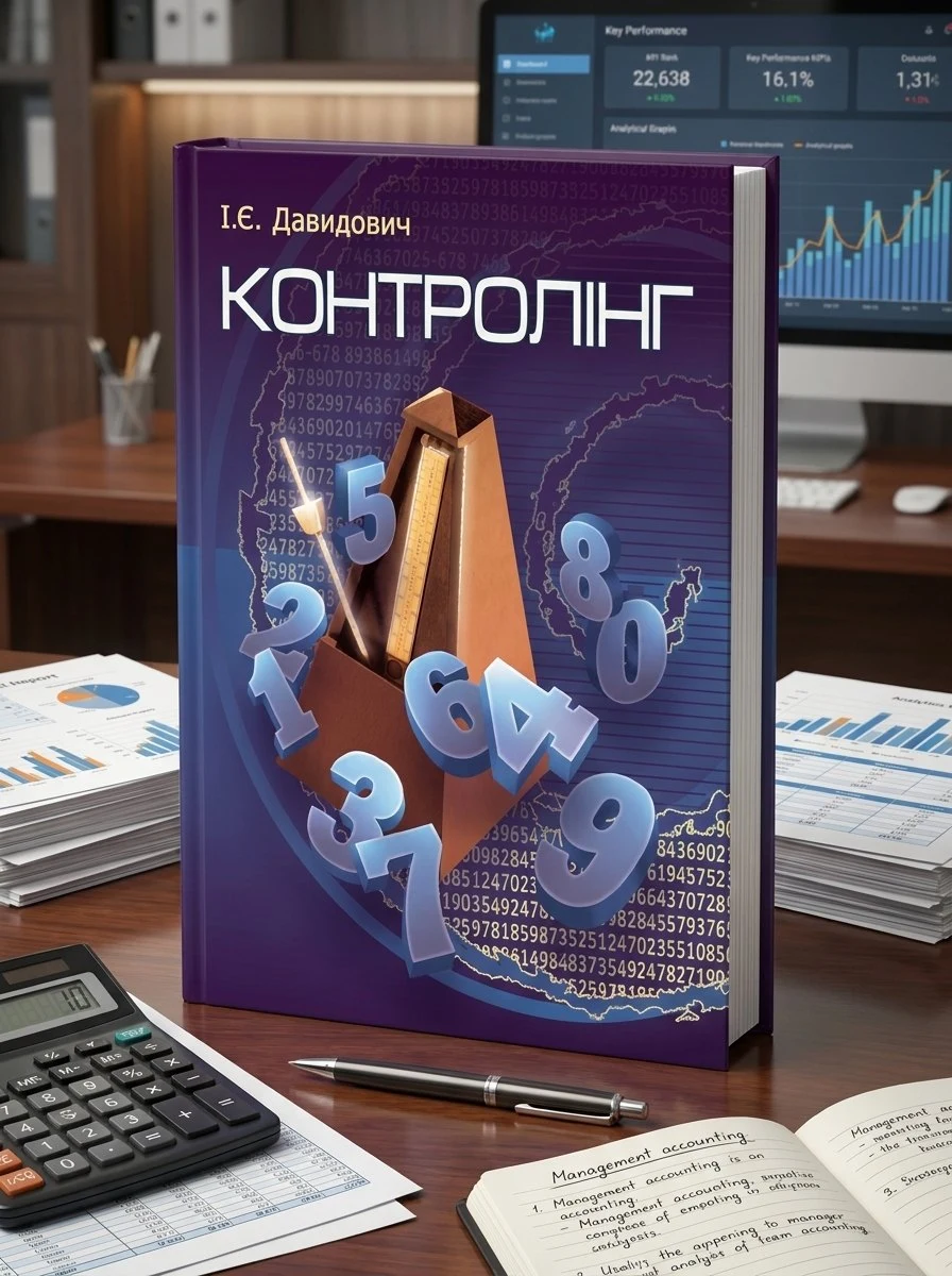 Контролінг. Навчальний посібник рекомендовано МОН України — Давидович І.Є., обкладинка
