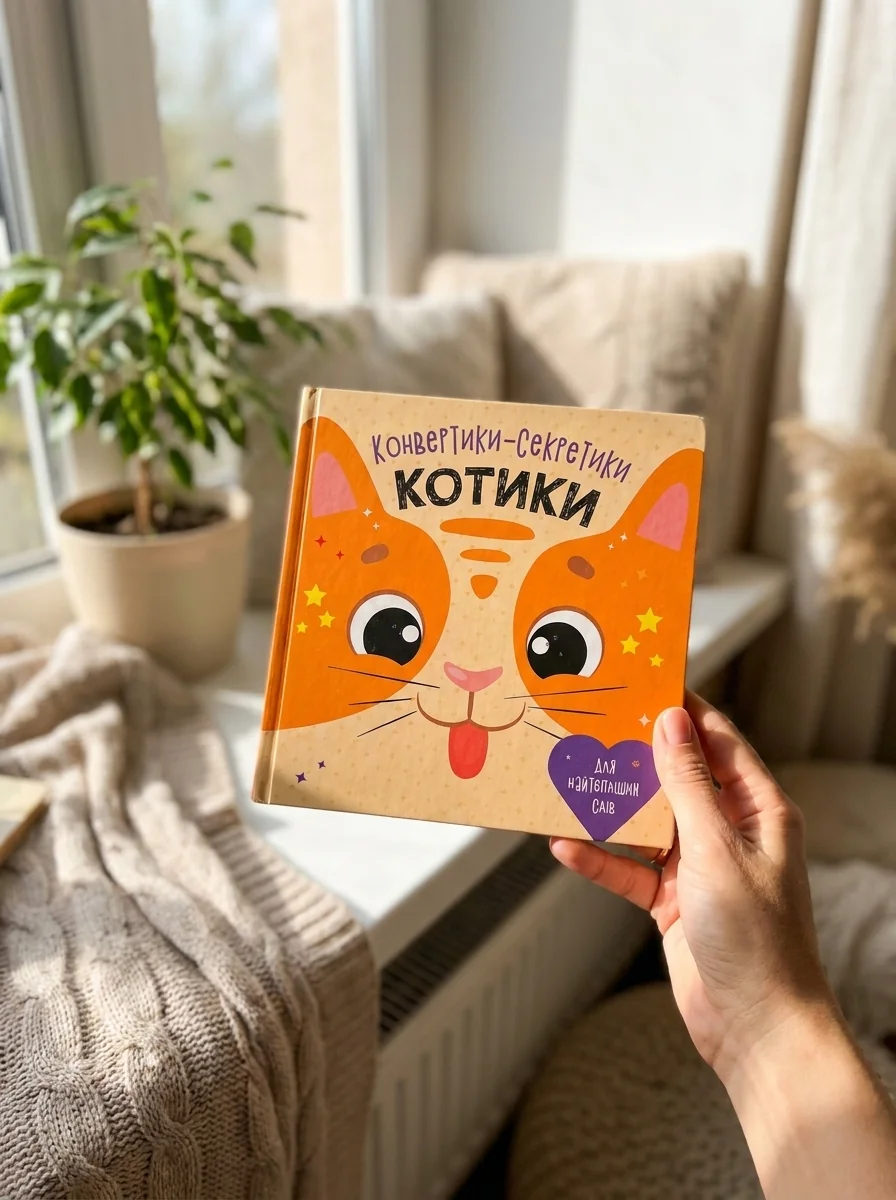 Конвертики-секретики. Котики — Книги-іграшки