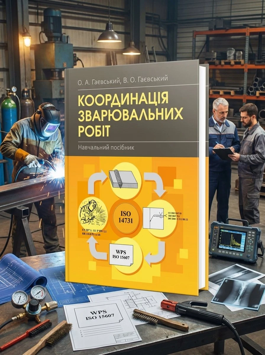 Координація зварювальних робіт Навчальний посібник — Гаєвський О.А., обкладинка
