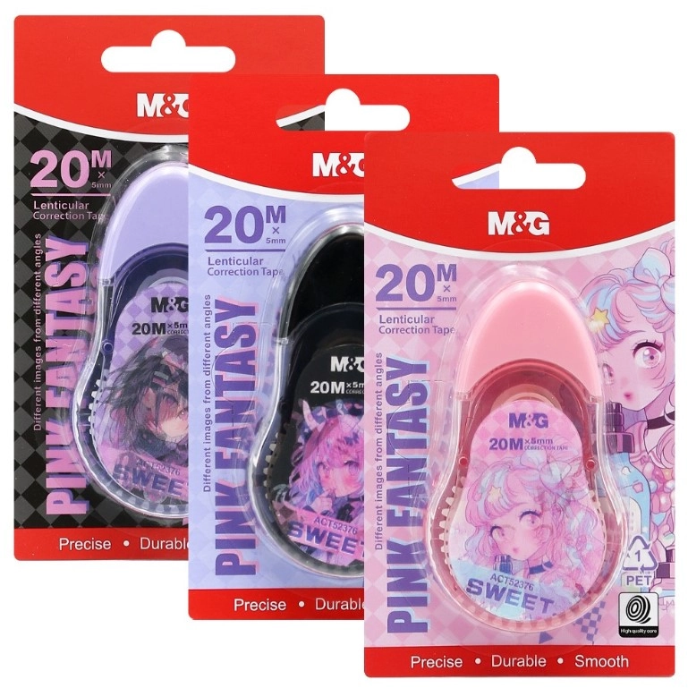 Коректор стрічковий M&G 20Мх5мм Pink Fantasy 52376