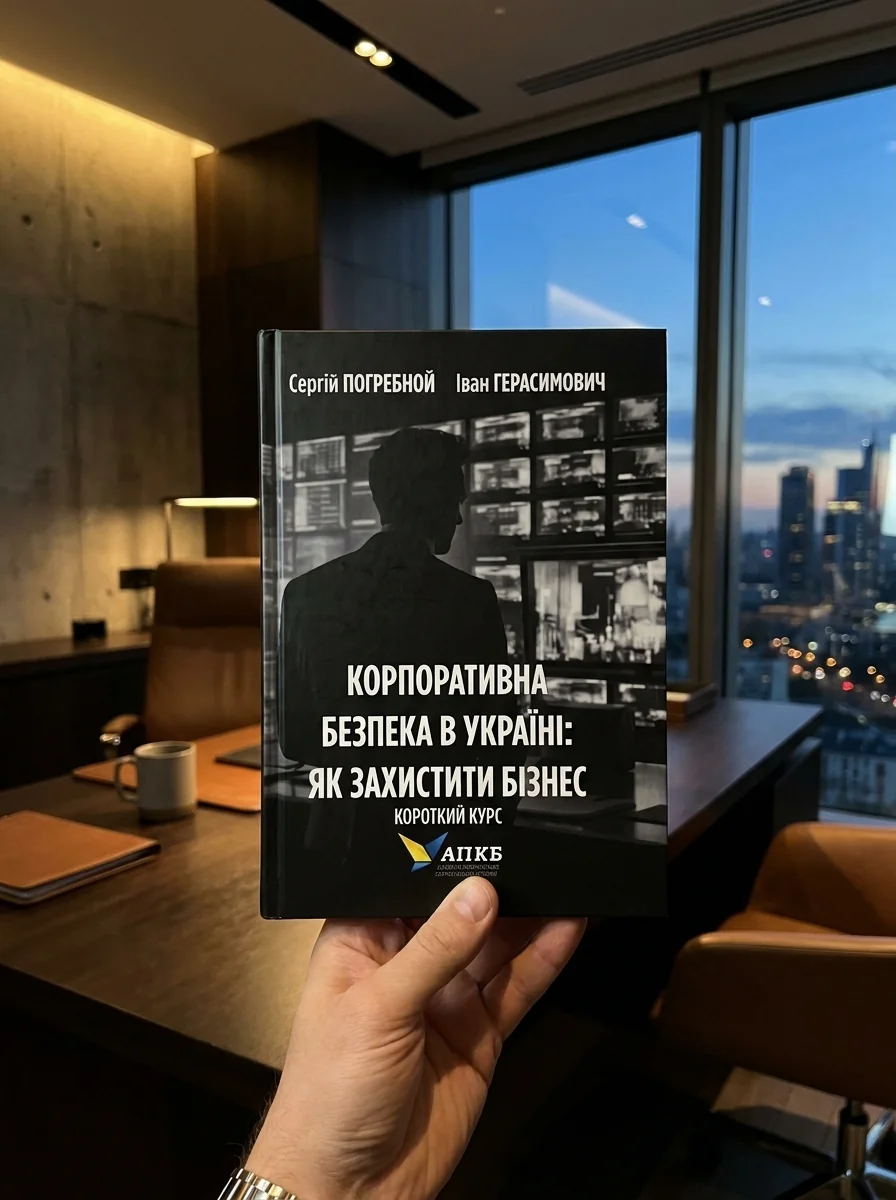 Корпоративна безпека в Україні: Як захистити бізнес — Сергій Погребной, обкладинка