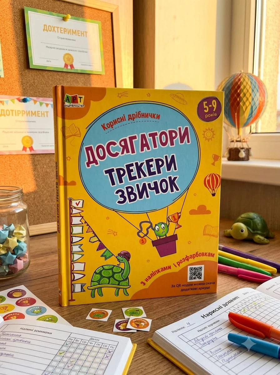 Корисні дрібнички. Досягатори. Трекери звичок. 5-9 років — Книги