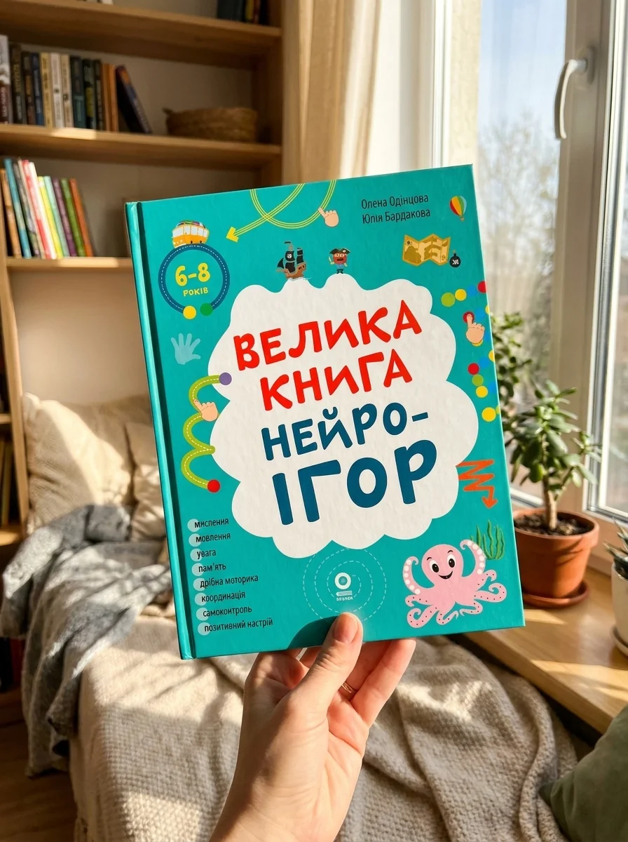 Корисні навички. Велика книга нейроігор. 6-8 років — фото 2