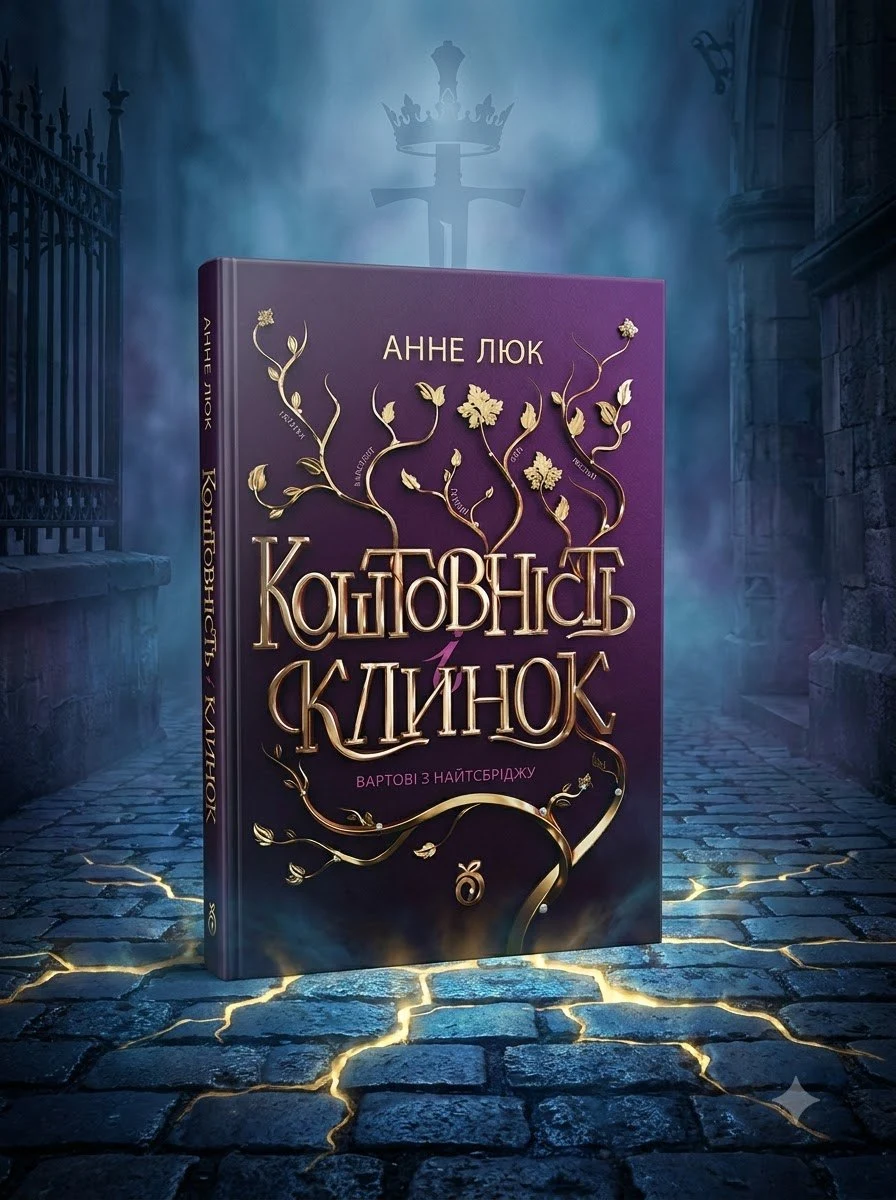 КОШТОВНІСТЬ І КЛИНОК: Вартові з Найтсбріджу ( з кольоровим зрізом) — Анне Люк, обкладинка
