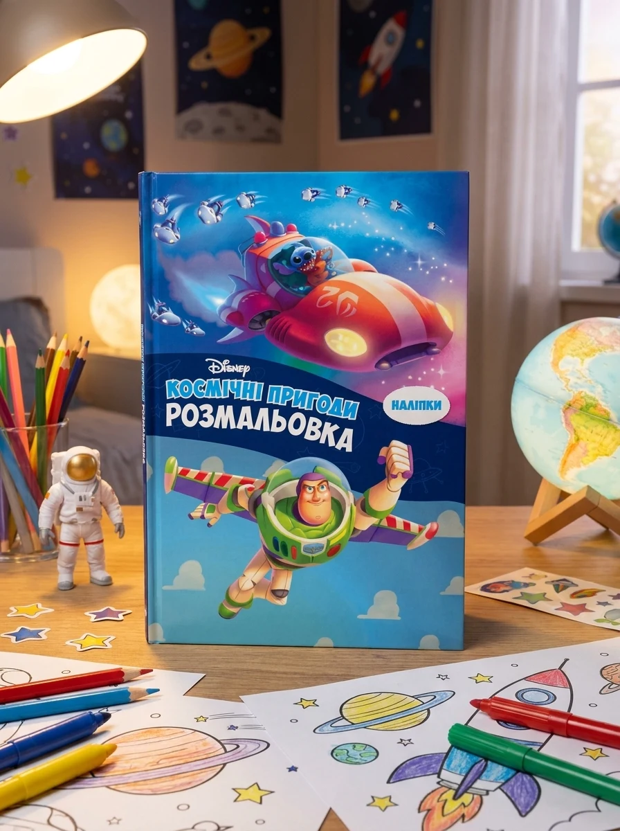 Космічні пригоди. Розмальовка, — Дитяча література