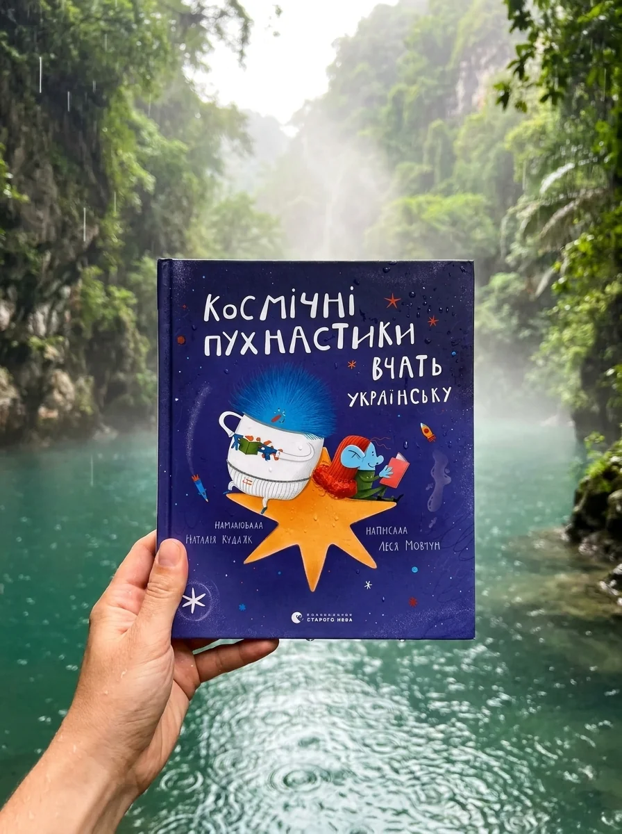 Космічні пухнастики вчать українську, обкладинка