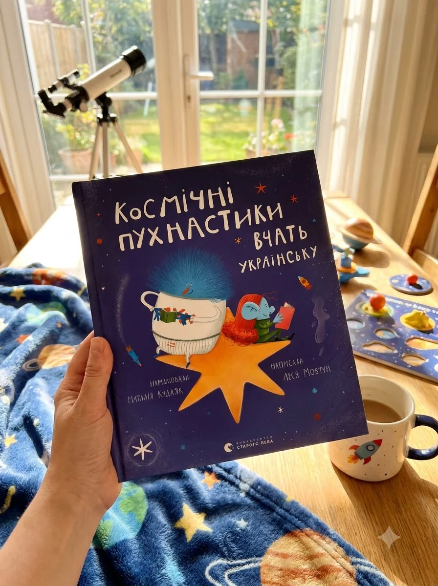 Космічні пухнастики вчать українську | купити книгу онлайн
