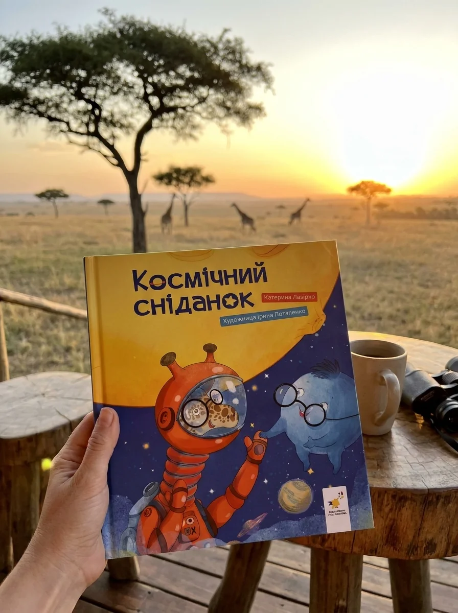 Космічний сніданок — Лазірко Катерина, обкладинка