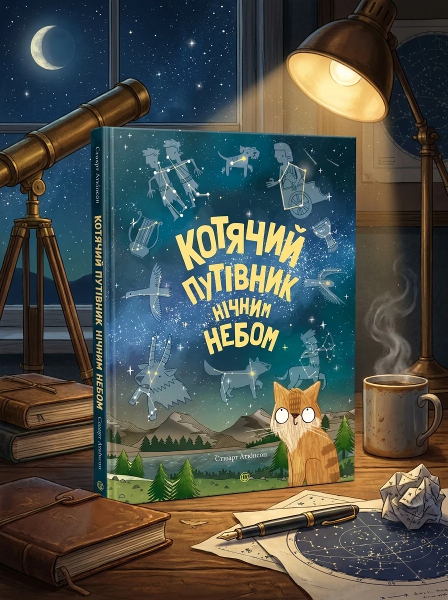 Котячий путівник нічним небом — Художня література