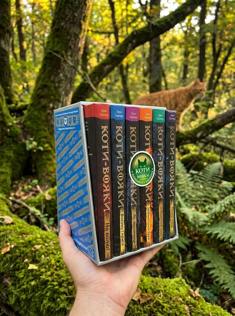 Коти-вояки.Подарунковий комплект з 6 книг. Цикл 1 Пророцтва почитаються — Дитяча література