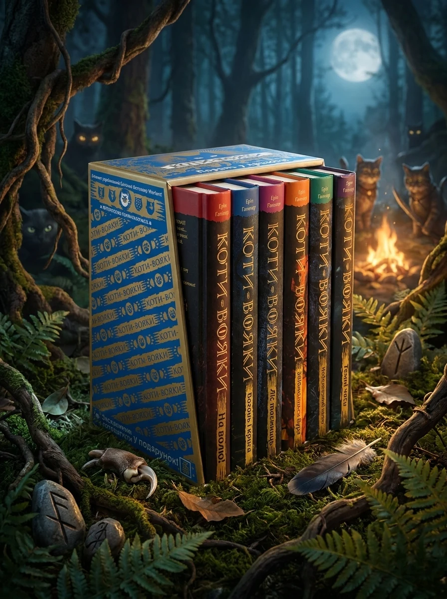 Коти-вояки.Подарунковий комплект з 6 книг. Цикл 1 Пророцтва почитаються — фото 2