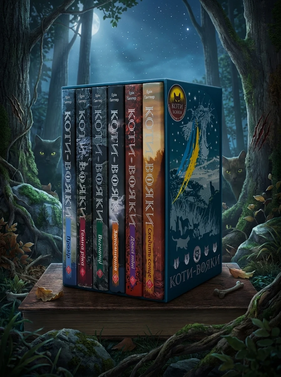 Коти-вояки. Подарунковий комплект з 6 книг.  Цикл 3 Сила трьох — фото 2