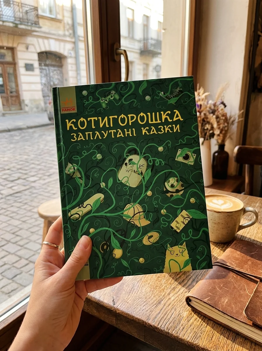 Котигорошка. Заплутані казки — Оксана Лущевська, обкладинка