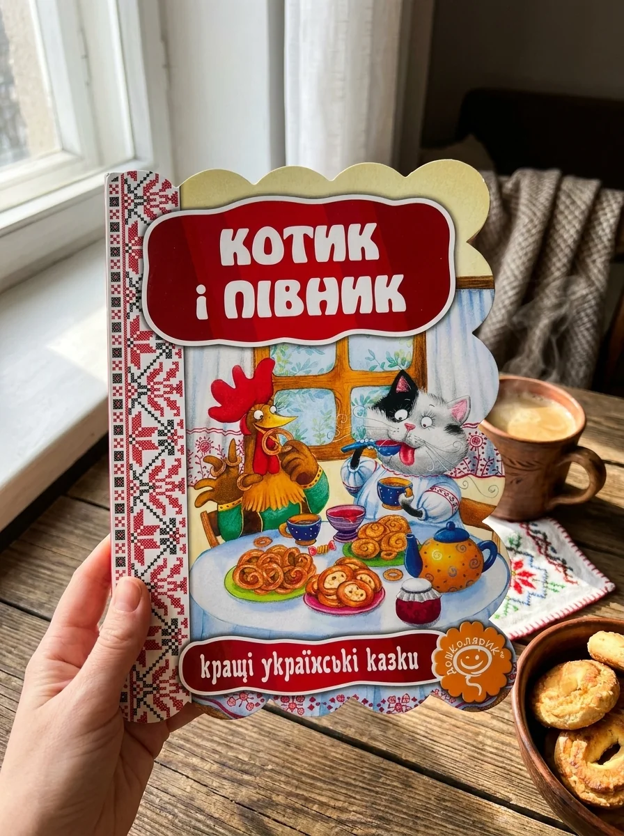 Котик і півник — Казки