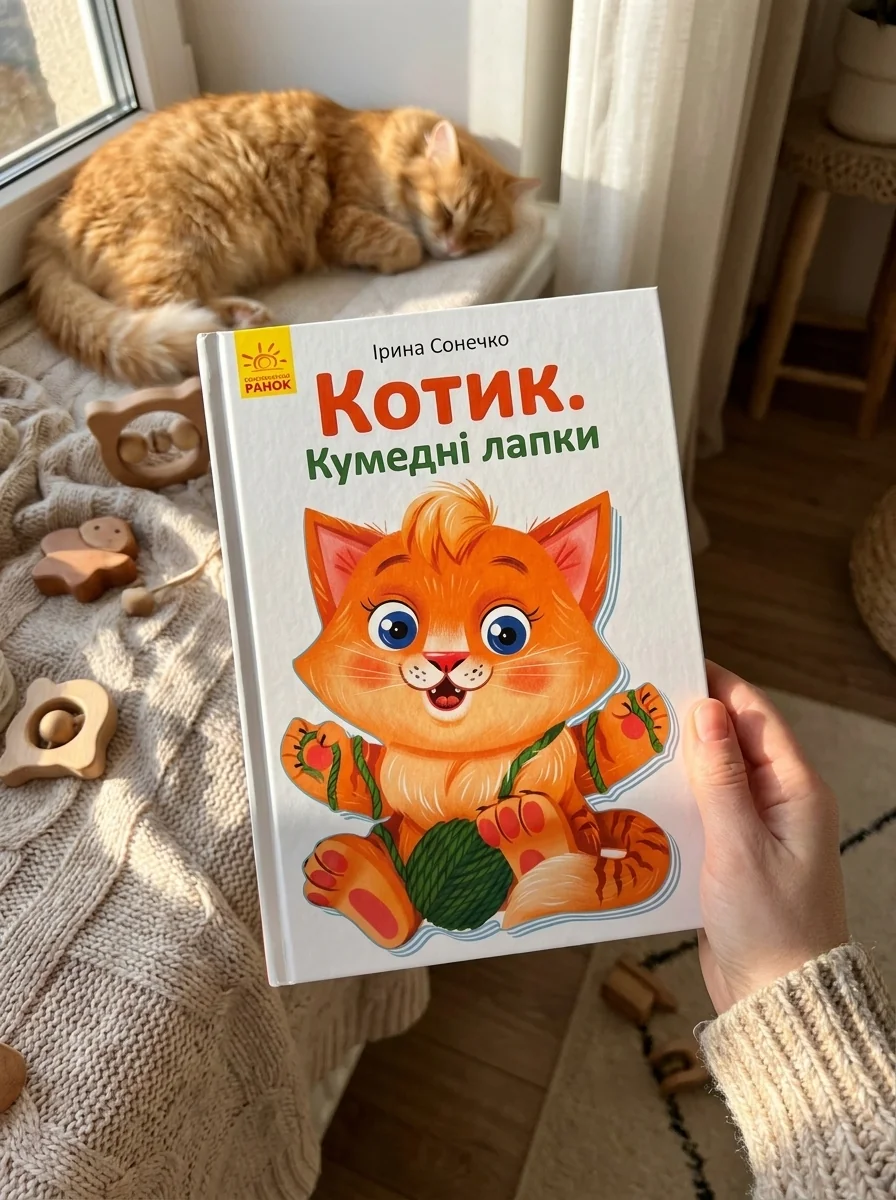 Котик. Кумедні лапки — Дитяча література