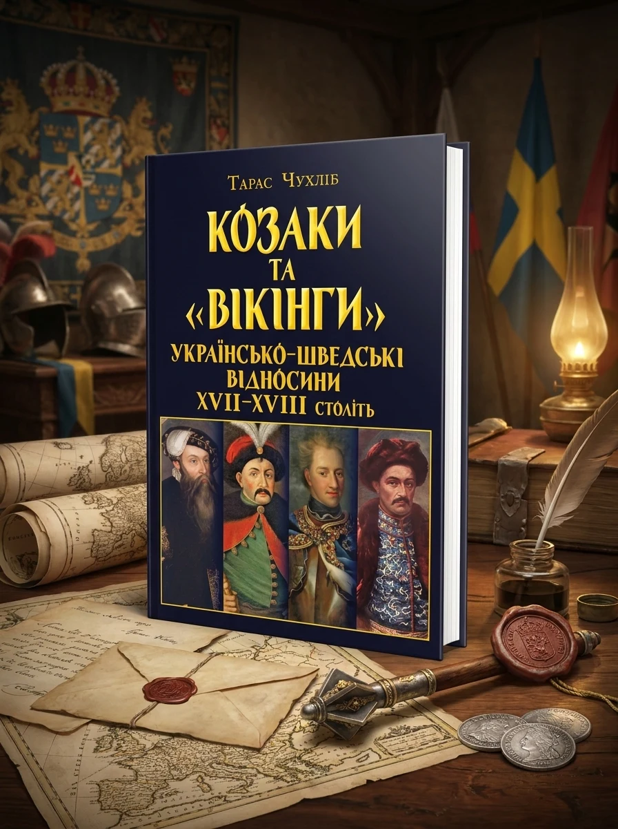 Козаки та «вікінги». Українсько-Шведські відносини XVII-XVIII століть — Тарас Чухліб, обкладинка