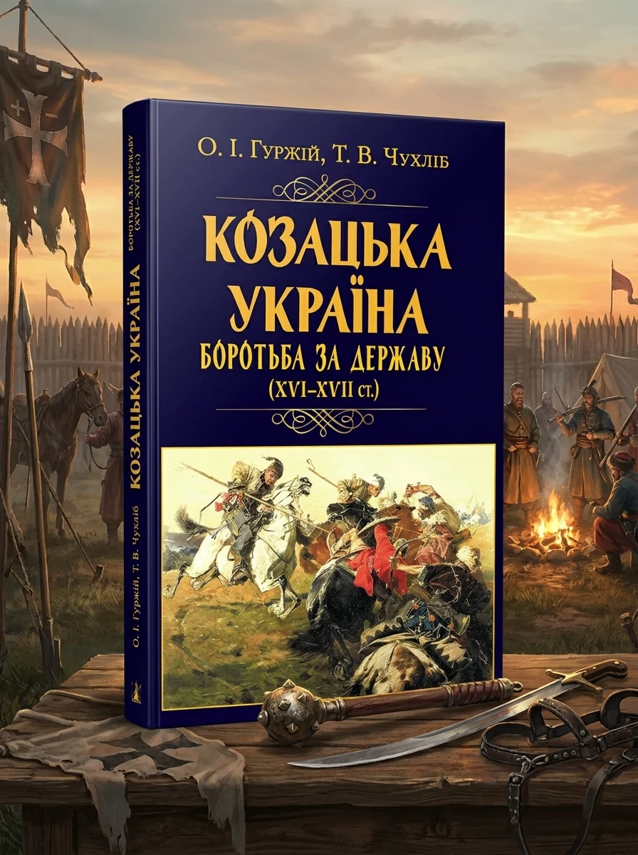 Козацька Україна. Боротьба за Державу XVI-XVII ст — Олександр Гуржій, обкладинка