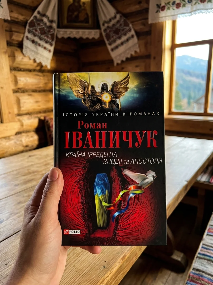 Країна iрредента. Злодiїї та Апостоли — Роман Іваничук, обкладинка
