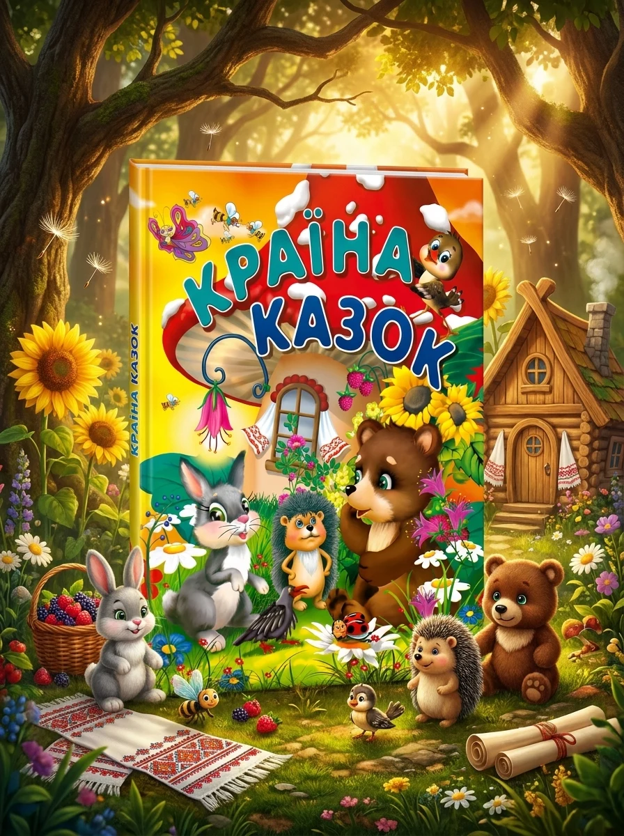 Країна казок (крейдований папір) — Дитячі книги