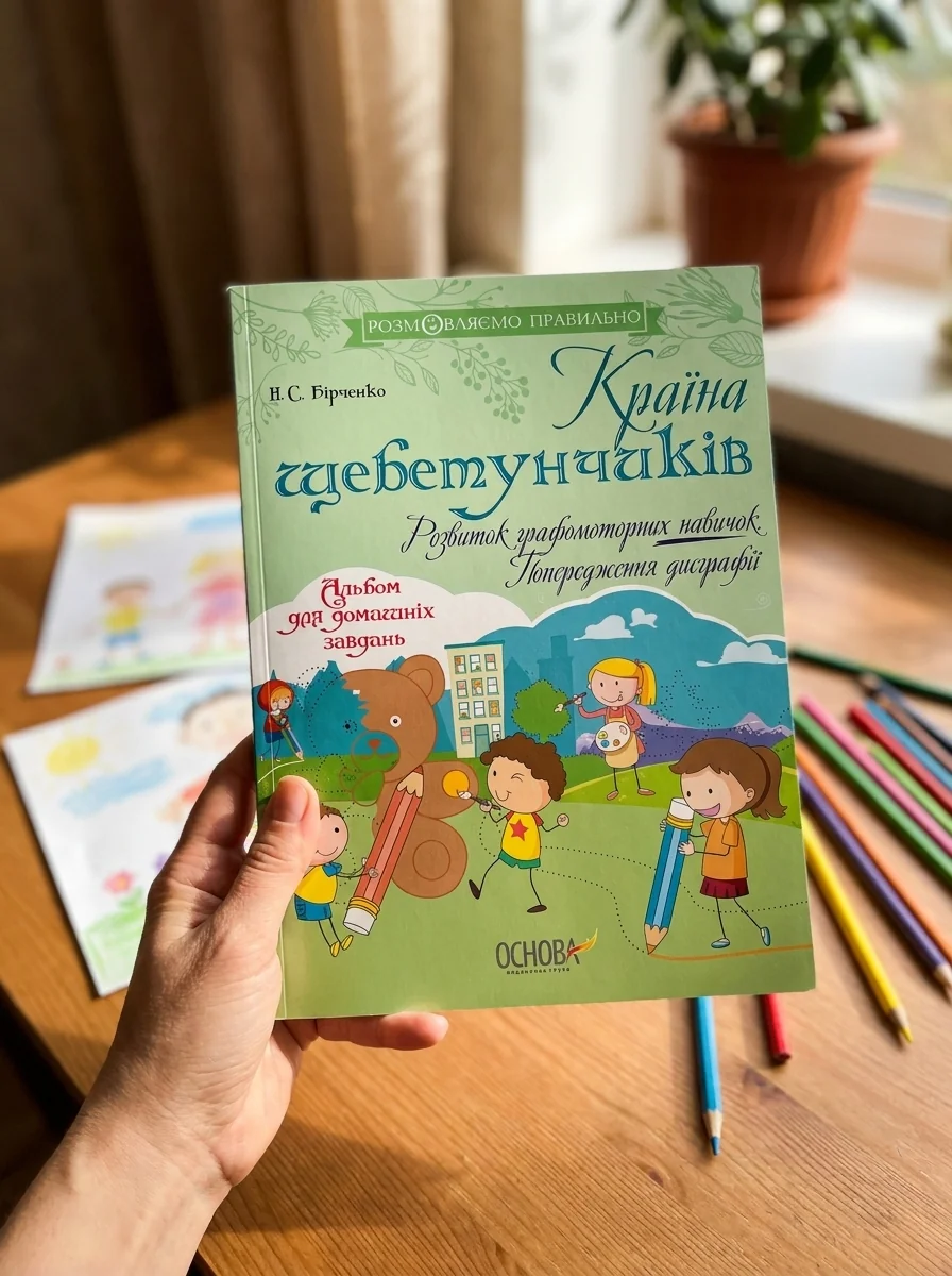 Країна щебетунчиків. Розвиток графомоторних навичок. Попередження дисграфії — Пізнавальні книги для дітей