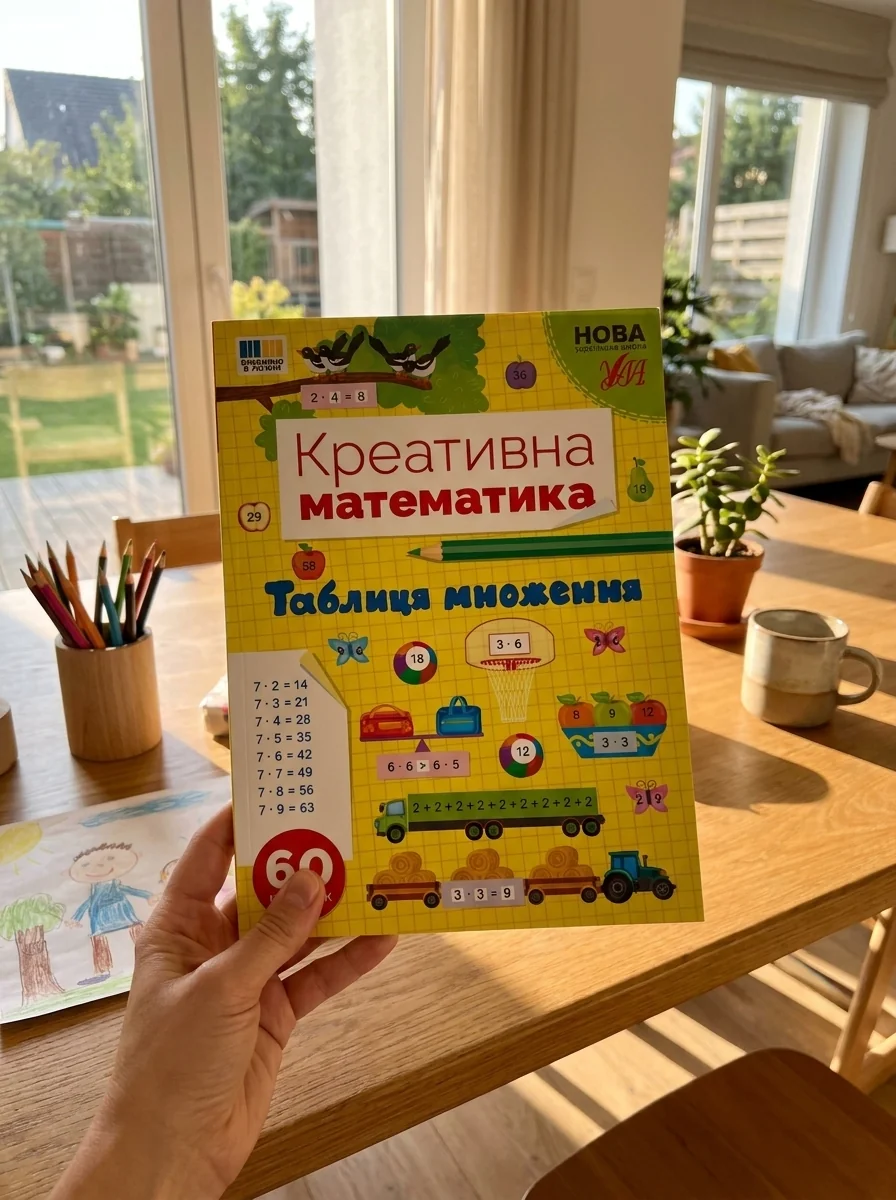 Креативна математика. Таблиця множення — Розвивальні книги