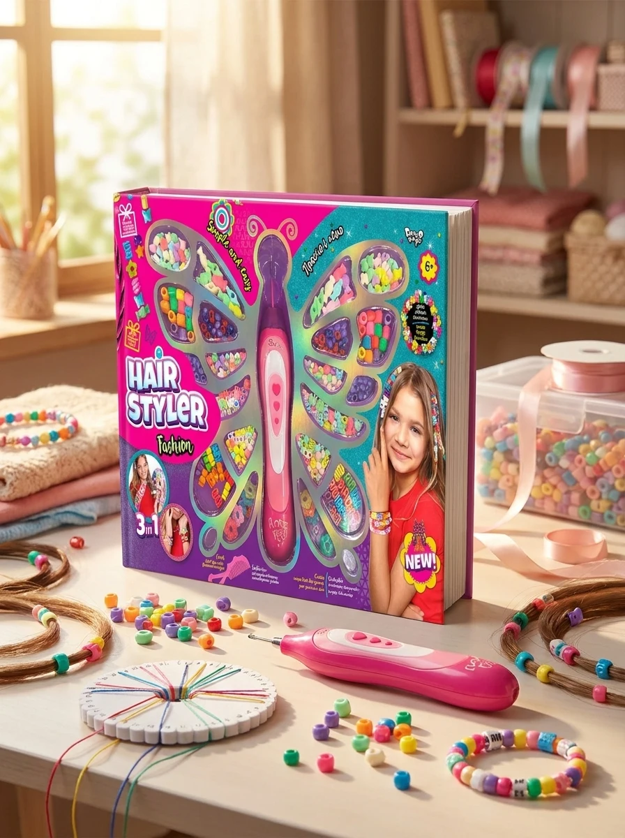 Креативна творчість Danko Toys Hair Styler. Fashion (HS-01-01), фото 2