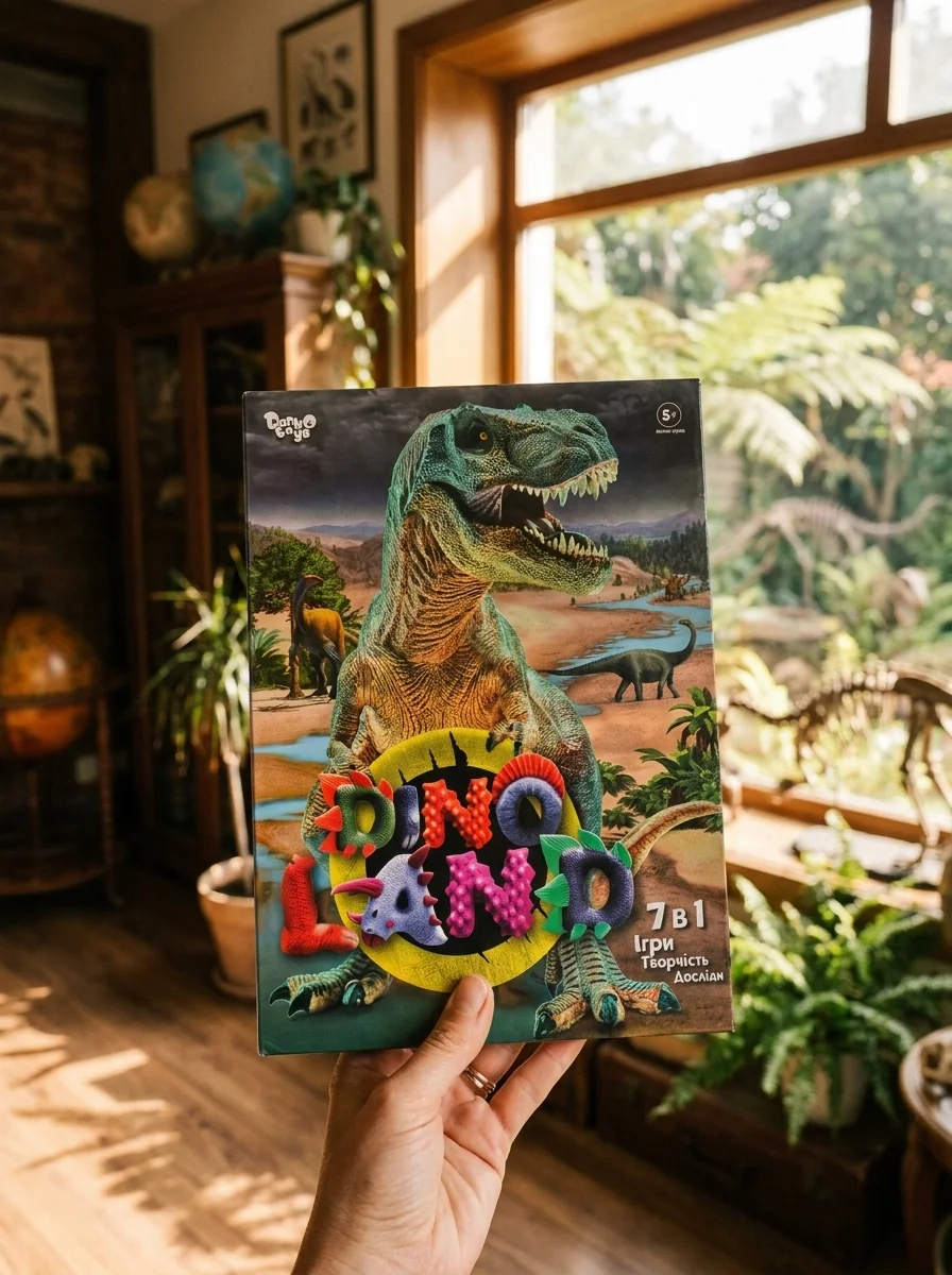 Креативна творчість Dino Land 7 в 1 (українською)