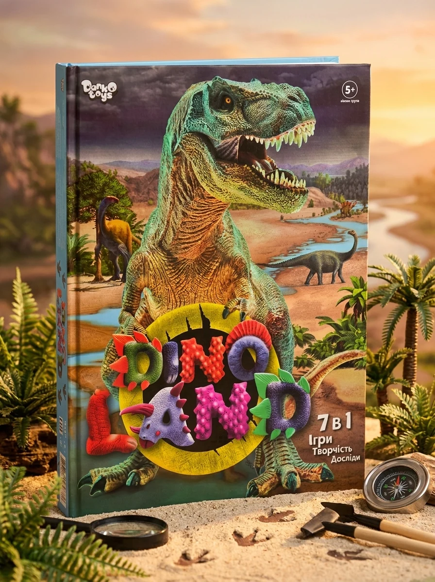 Креативна творчість Dino Land 7 в 1 (українською) — фото 2