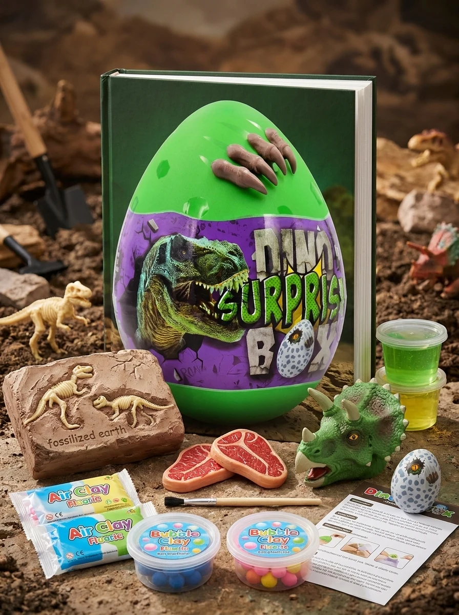 Креативна творчість Dino Surprise Box DSB-01-01U