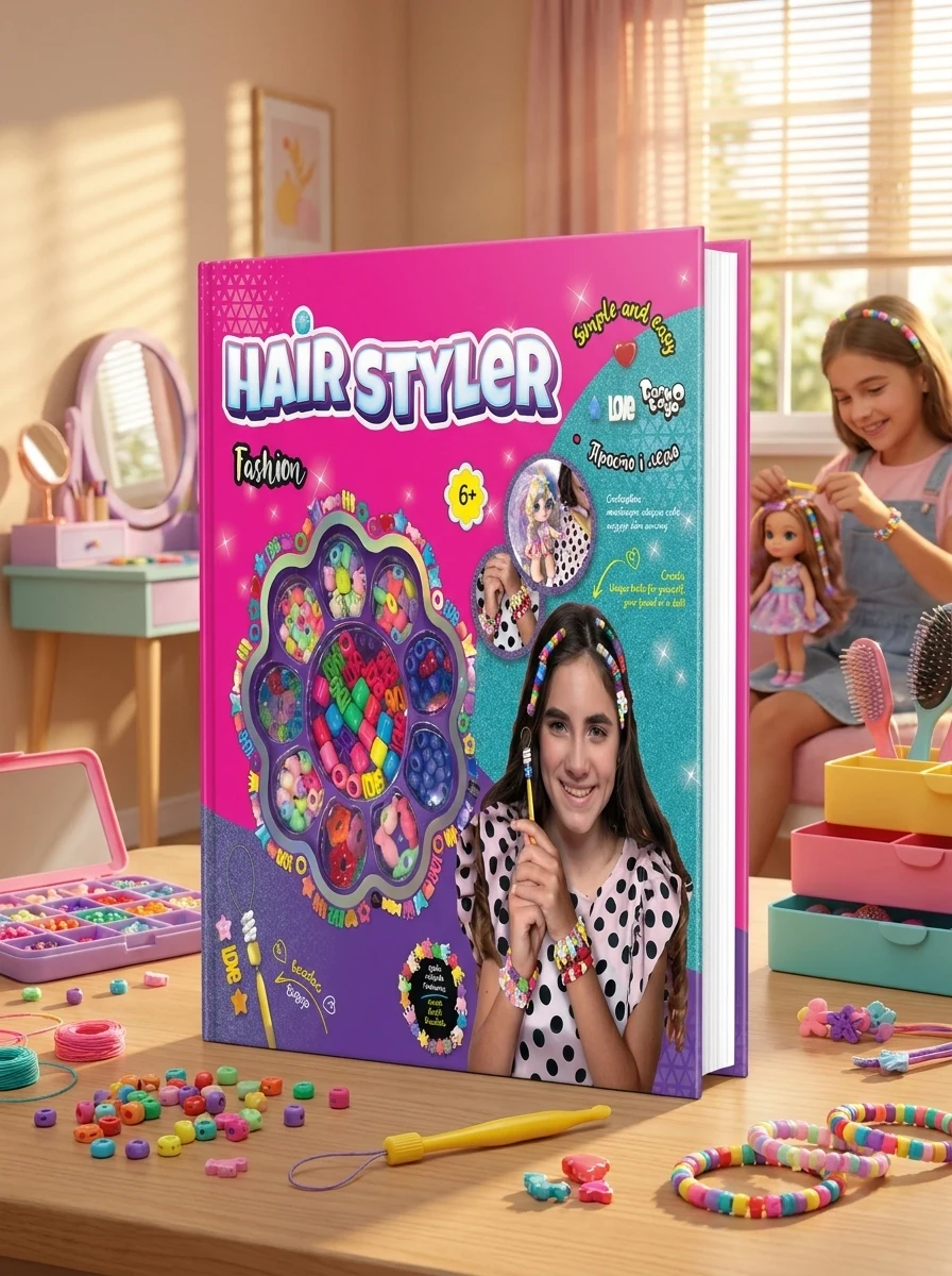 Креативна творчість Hair Styler. Fashion середній набір (HS-01-04) — фото 2