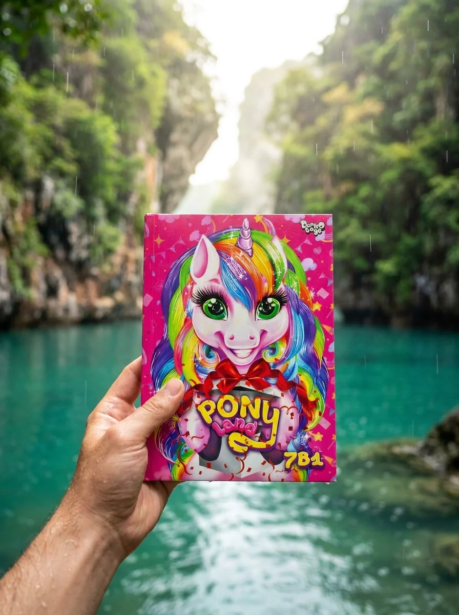Креативна творчість PONY LAND 7В1 (українською мовою), обкладинка