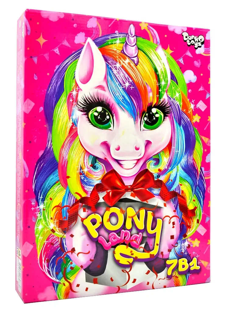 Креативна творчість PONY LAND 7В1 (українською мовою)