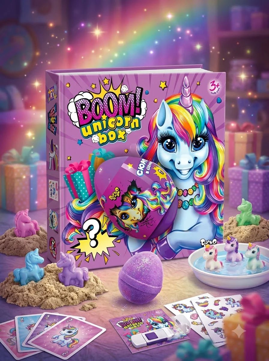 Креативна творчість Unicorn Boom Box Danko Toys, BUB-01-01U