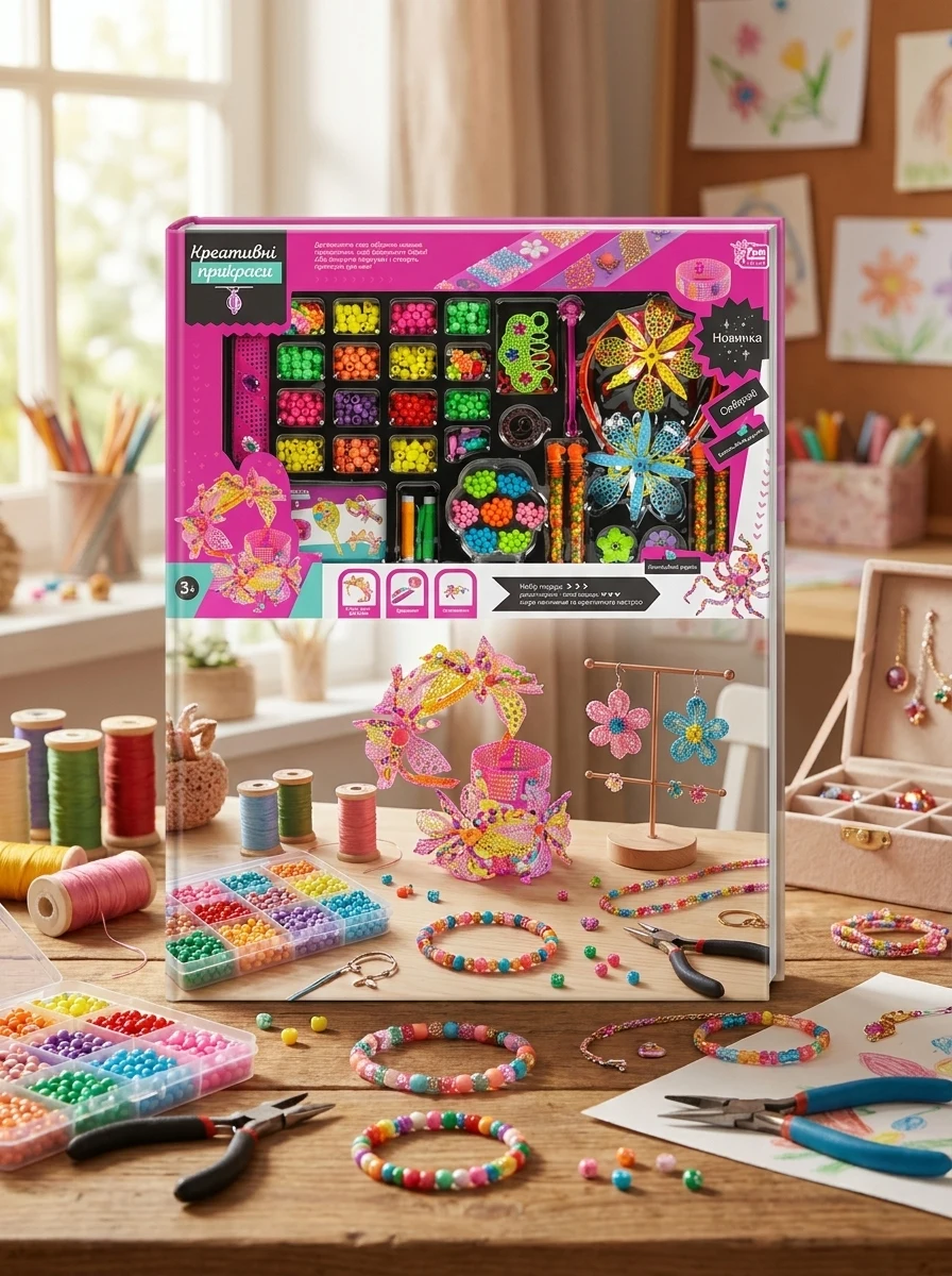 Креативні прикраси 3 види 4FUN Game Club (49200)