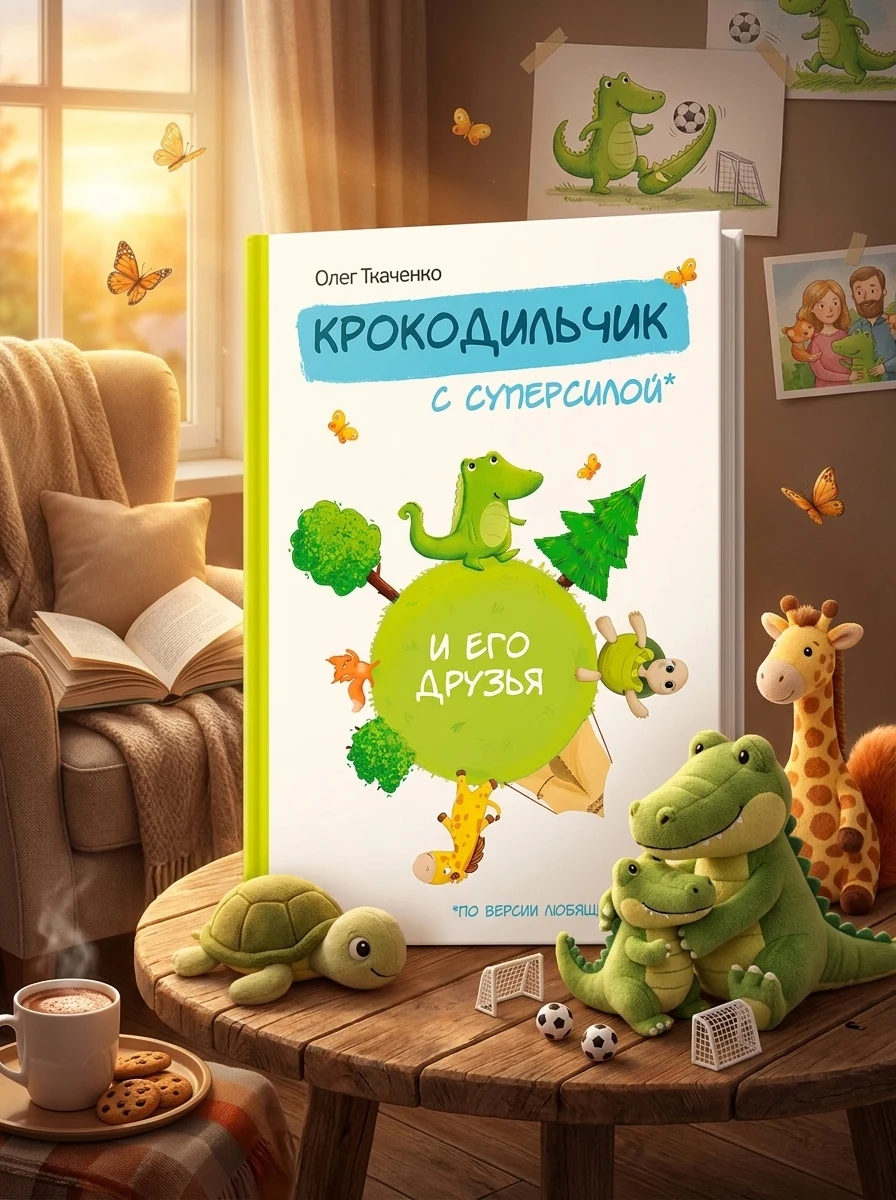 Крокодильчик с суперсилой — Дитячі книги