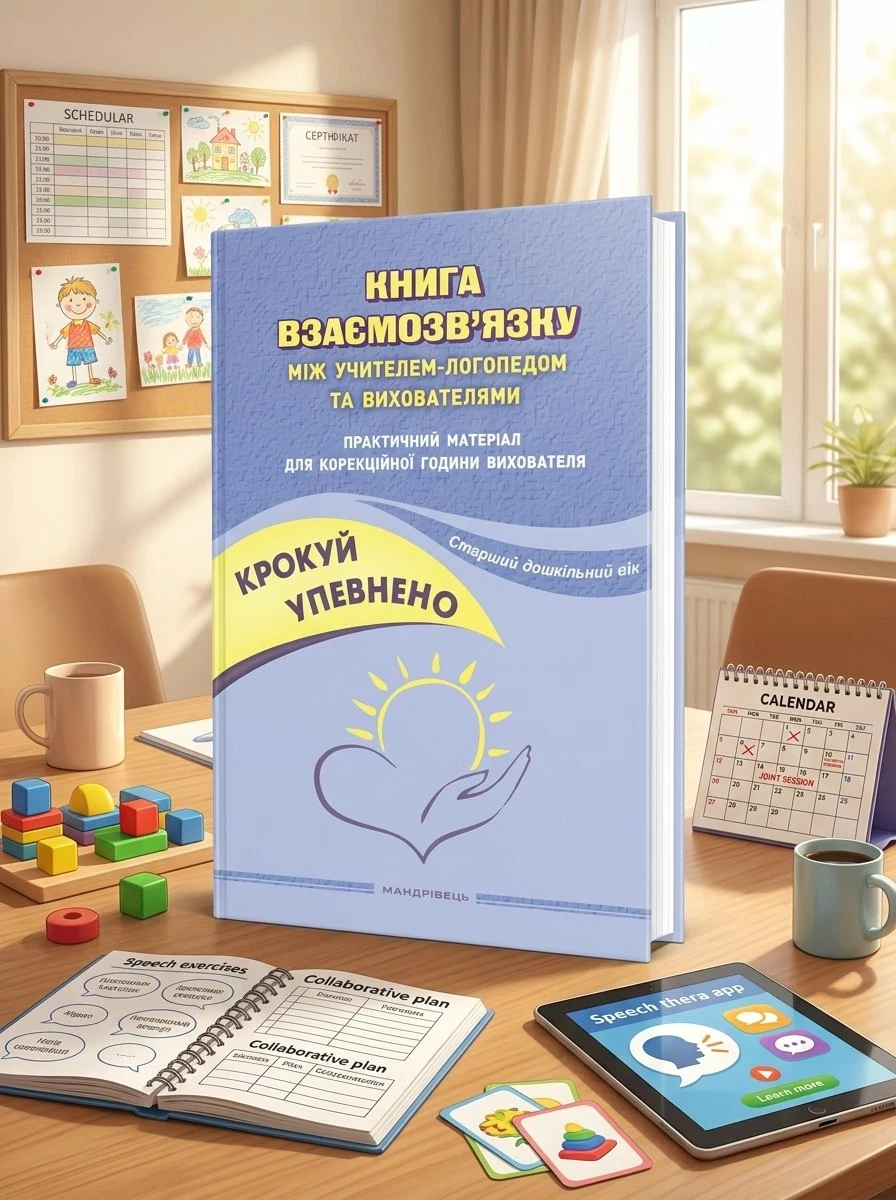 Крокуй упевнено. Книга взаємозв’язку між учителем-логопедом та вихователями