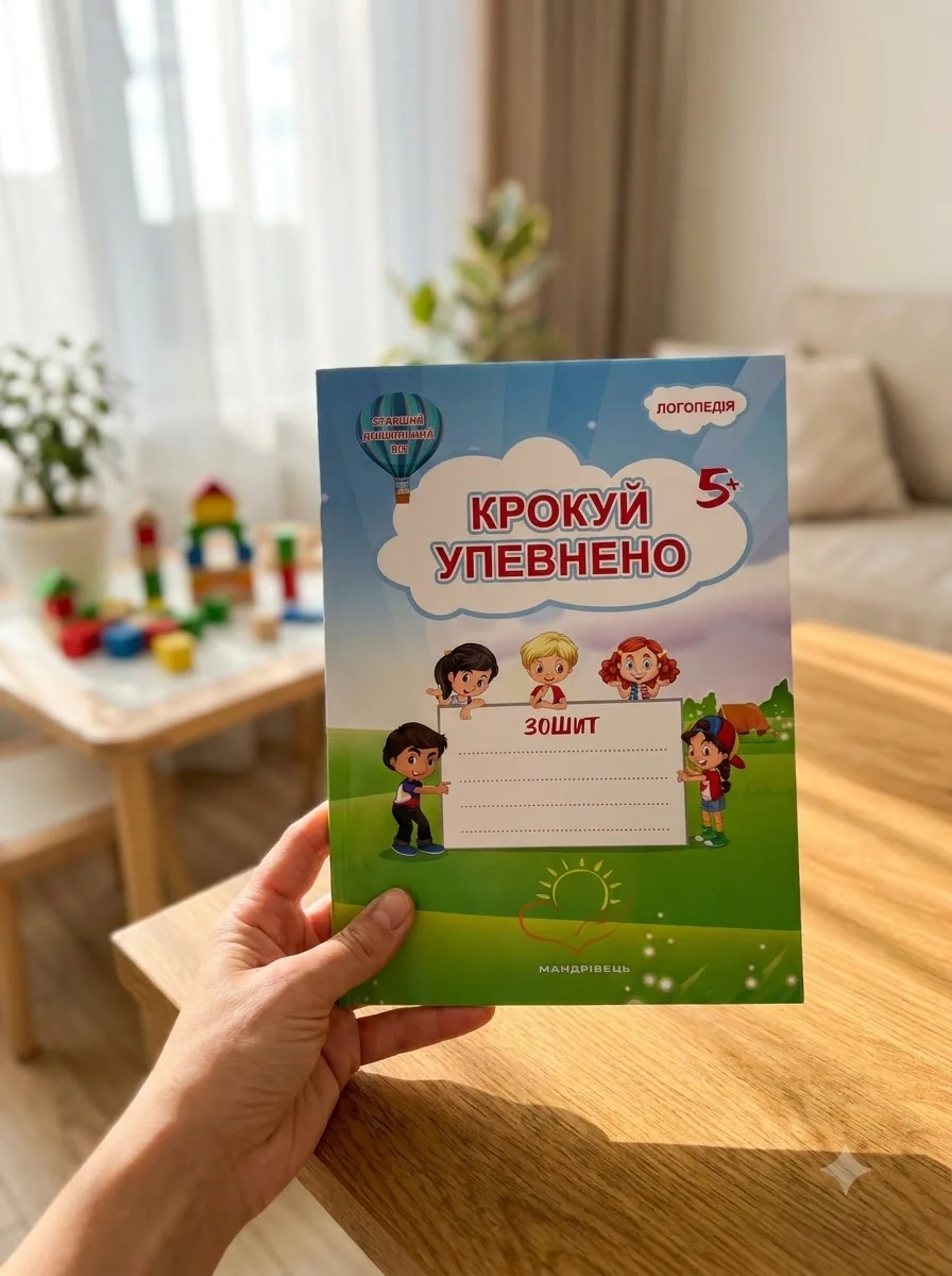 Крокуй упевнено. Робочий зошит. Система корекційних завдань — Ольга Іщенко, обкладинка