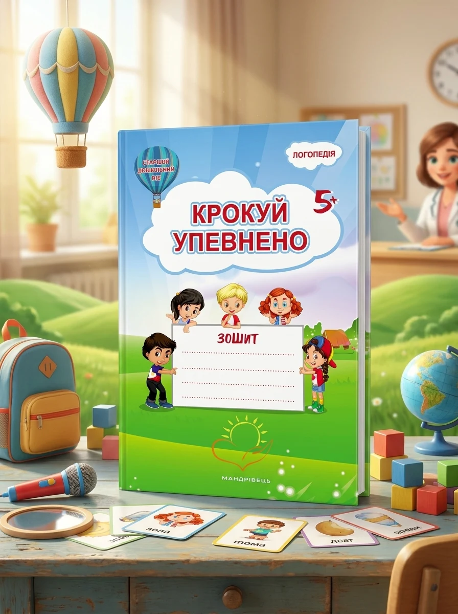 Крокуй упевнено. Робочий зошит. Система корекційних завдань — Ольга Іщенко, фото 2