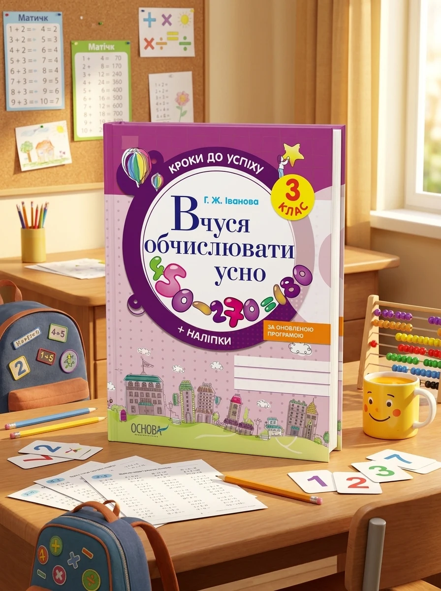 Кроки до успіху. Вчуся обчислювати усно. 3 клас. За оновленою програмою — Вивчення мов