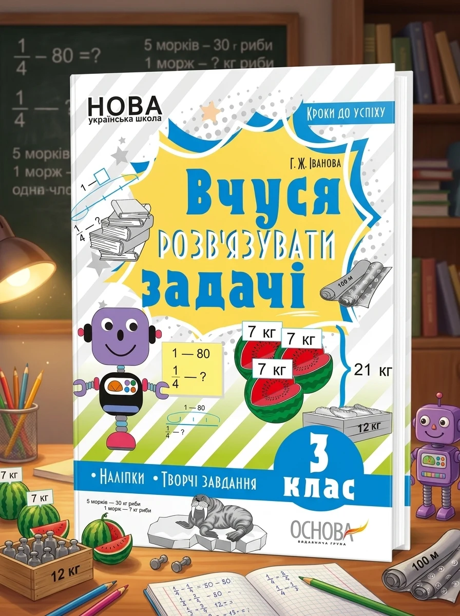 Кроки до успіху. Вчуся розвʼзувати задачі. 3 клас — Книги