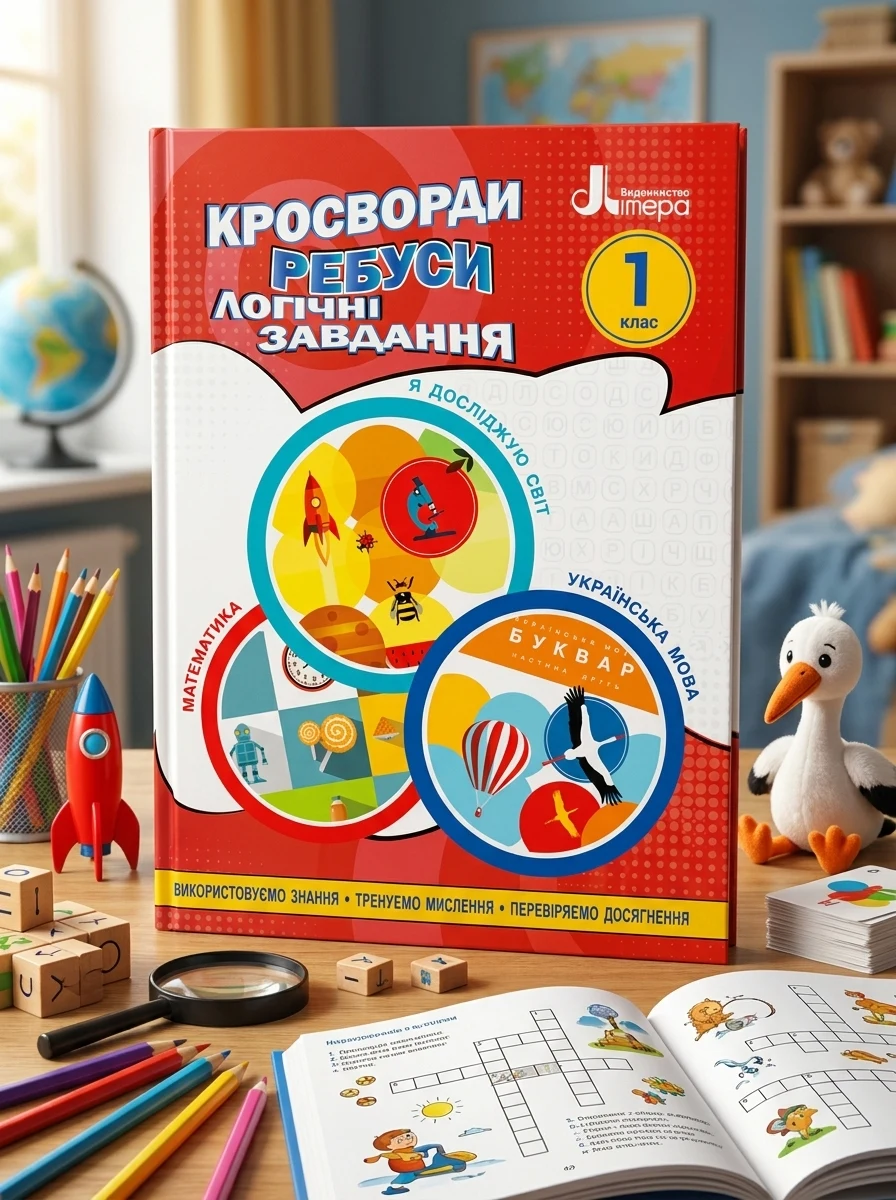 Кросворди, ребуси, логічні завдання 1 клас — фото 2