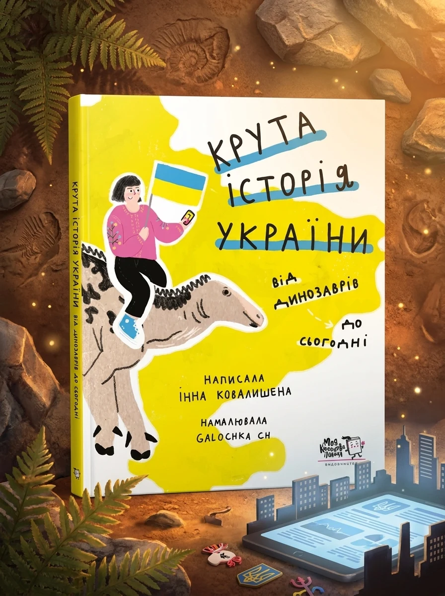 Крута історія України. Від динозаврів до сьогодні — Дитяча література