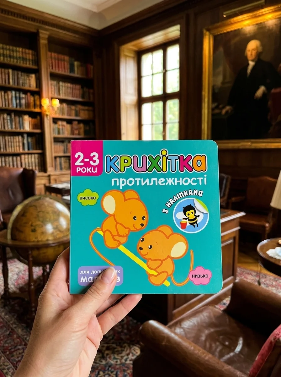 Крихітка. Протилежності — Розвивальні книги