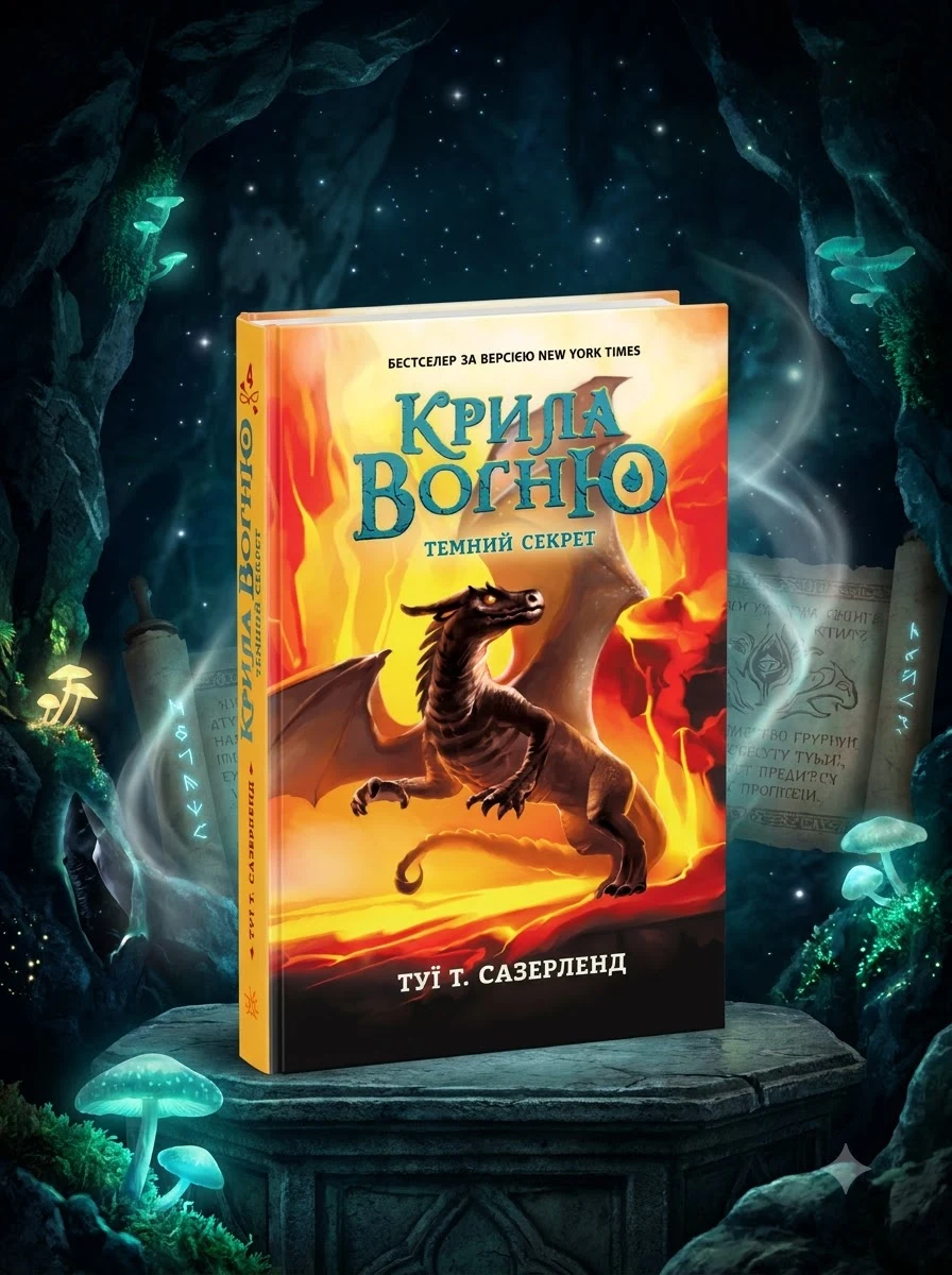 Крила вогню. Темний секрет. Книга 4 — Дитячі книги