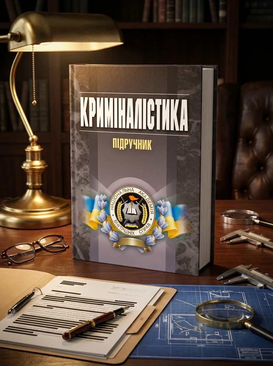 Криміналістика. Підручник затверджений МОН України — Пясковський В.В., обкладинка