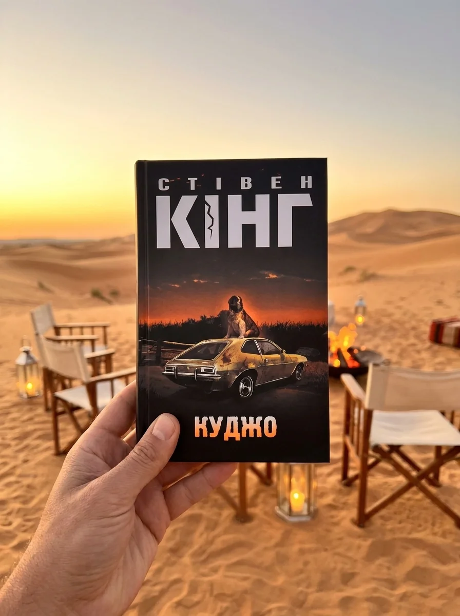 Куджо — Стівен Кінг, обкладинка