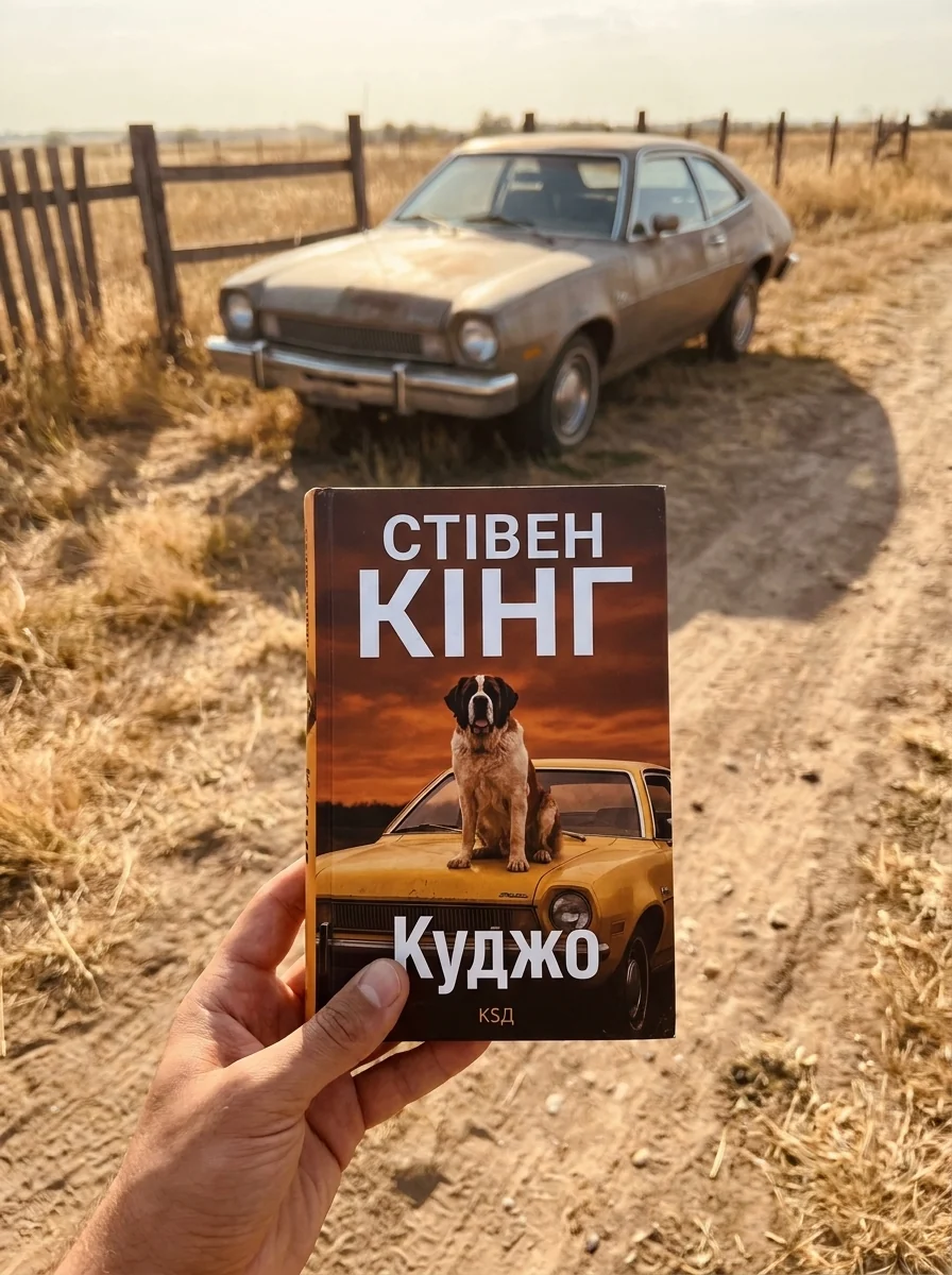 Куджо — Стівен Кінг, обкладинка