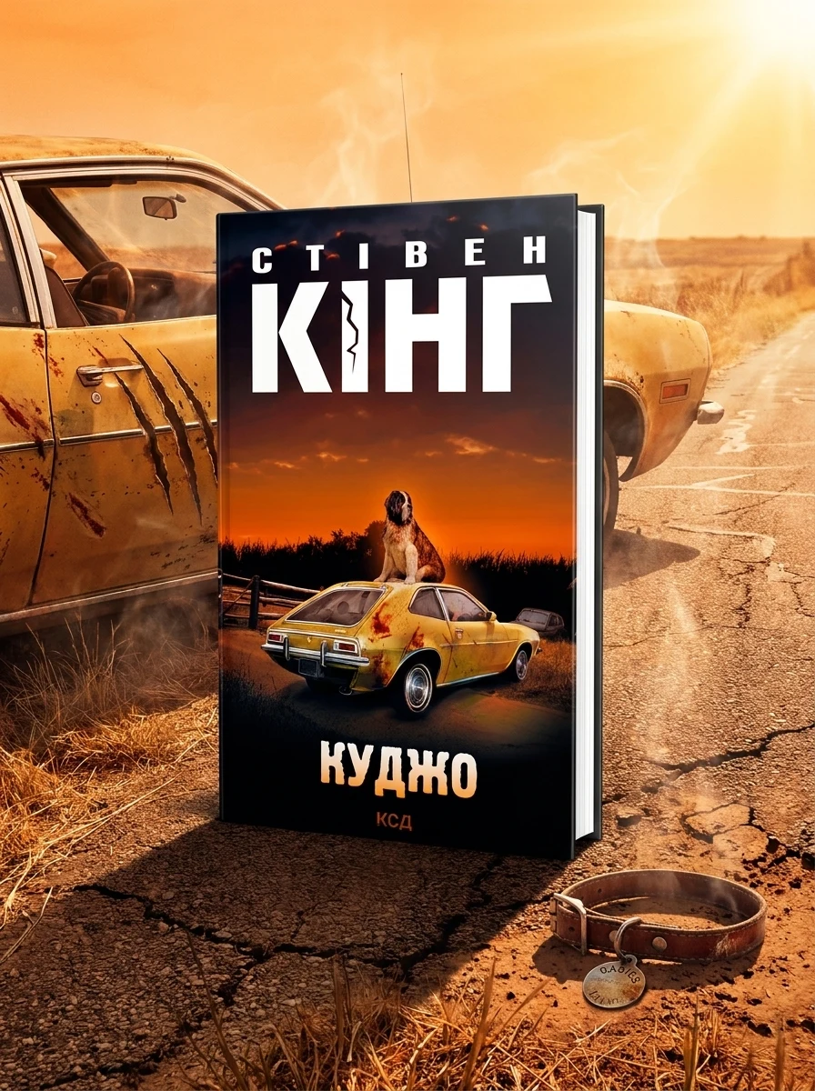 Куджо — Стівен Кінг, обкладинка